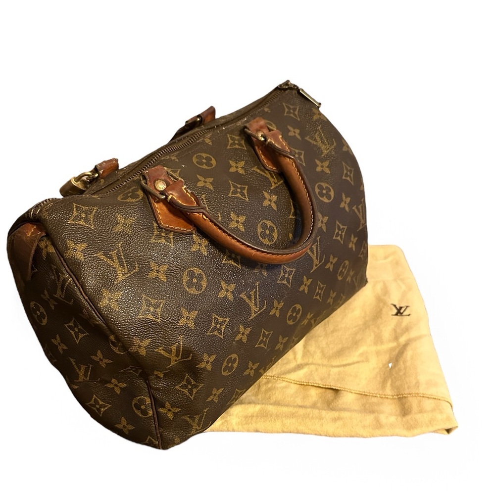 Authentic Louis Vuitton LV Speedy Duffle 25 With Lock And Dust Bag Vintage